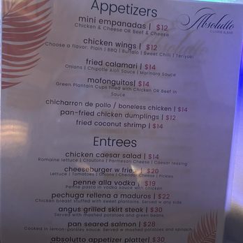 Absolutto Cuisine & Bar - Italian Near Me - Bronx, New York