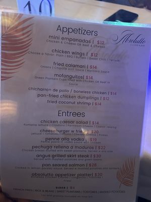 Menu photo 1 Absolutto Cuisine & Bar Bronx, NY