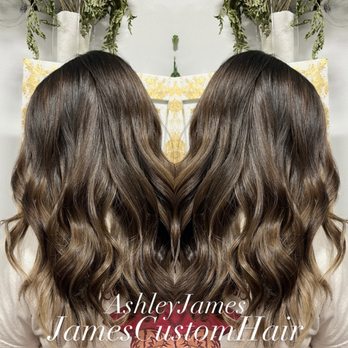 James Custom Hair - Brunette Balayage - Hair Salons Near Me - Everett, Washington