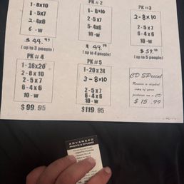 Package prices