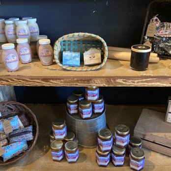 Big Timber Bakery - a shelf full of food items - Pizza Near Me - Big Timber, Montana Big Timber Bakery - a shelf full of food items - Pizza Near Me - Big Timber, Montana