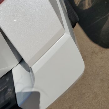 Precision Body Works - Bumper is bright white instead of pearl to match vechile - Body Shops Near Me - Lubbock, Texas Precision Body Works - Bumper is bright white instead of pearl to match vechile - Body Shops Near Me - Lubbock, Texas