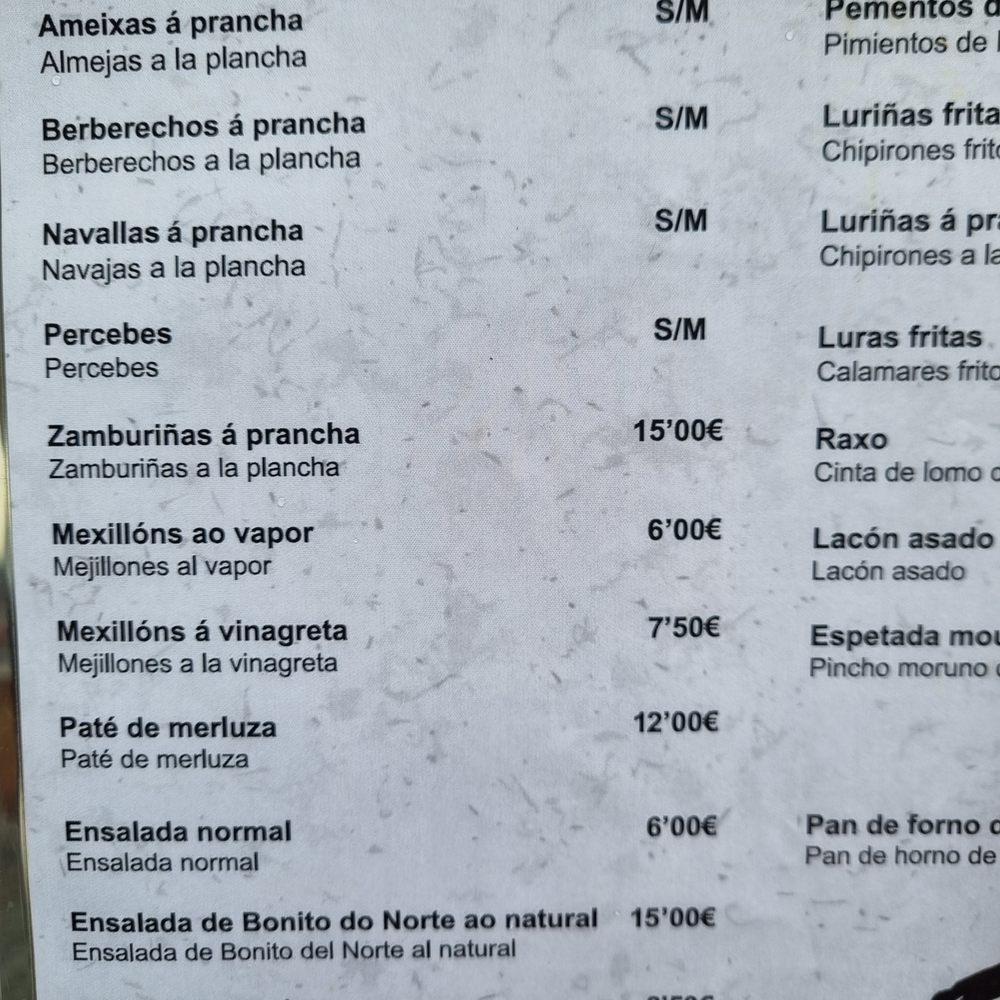 O Recuncho - Tapas/Small Plates Near Me - Viveiro, LU