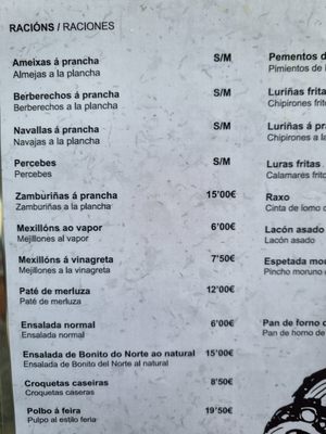 Menu photo 2 O Recuncho Viveiro, LU