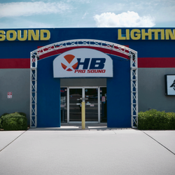 HB Pro Sound - Store Front of HB Pro Sound which runs next to the I-10!