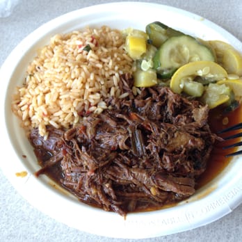 Terrace Café - Rice, vegetable medley, and a braised beef thing. - Cafeteria Near Me - Chapel Hill, North Carolina Terrace Café - Rice, vegetable medley, and a braised beef thing. - Cafeteria Near Me - Chapel Hill, North Carolina