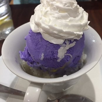 Thai Diner - Purple yam ice cream with coconut sweet sticky rice. Incredible. - Thai Near Me - Lawrence, Kansas Thai Diner - Purple yam ice cream with coconut sweet sticky rice. Incredible. - Thai Near Me - Lawrence, Kansas