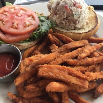 Water's Edge - Shrimp salad sandwich - great - Seafood Near Me - Mount Pleasant, South Carolina Water's Edge - Shrimp salad sandwich - great - Seafood Near Me - Mount Pleasant, South Carolina
