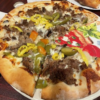 Rufinos Pizzeria - Steak bomb pizza - Pizza Near Me - Scituate, Rhode Island