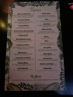Menu photo 5 Mojitos Restaurant Bar Jackson Heights, NY
