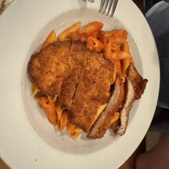 Fiorella's Cucina - Penne Alla Vodka with chicken cutlet - Italian Near Me - Newton, Massachusetts Fiorella's Cucina - Penne Alla Vodka with chicken cutlet - Italian Near Me - Newton, Massachusetts