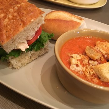 Panera Bread - Tuna salad sandwich and tomato soup - Sandwiches Near Me - Simi Valley, California