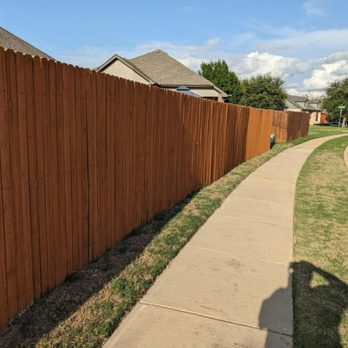 Juan's Fencing - The fence repaired near the sidewalk and facing the street near my home. - Fences & Gates Near Me