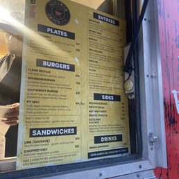 Menu was cheaper at the truck than their online menu. So worth every penny! Menu was cheaper at the truck than their online menu. So worth every penny!