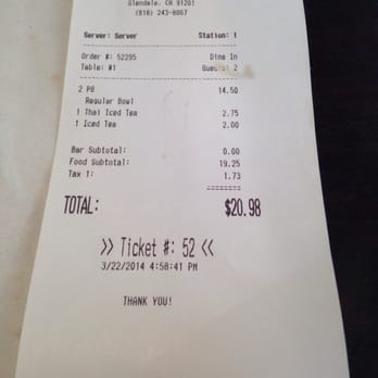 Glendale Pho Co - For 2 that's cheap. - Vietnamese Near Me - Glendale, California