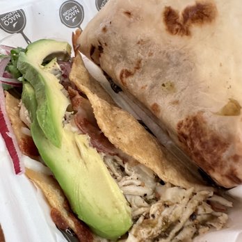 Naco Mexican Eatery - Chicken in green sauce in corn tortilla - Food Trucks Near Me - San Antonio, Texas Naco Mexican Eatery - Chicken in green sauce in corn tortilla - Food Trucks Near Me - San Antonio, Texas