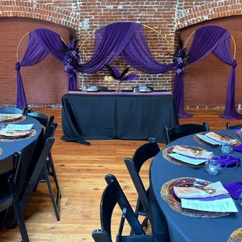 The Sinclair on G Street - Sweet hearts table with backdrop against brick wall. - Venues & Event Spaces Near Me - San Diego, California The Sinclair on G Street - Sweet hearts table with backdrop against brick wall. - Venues & Event Spaces Near Me - San Diego, California