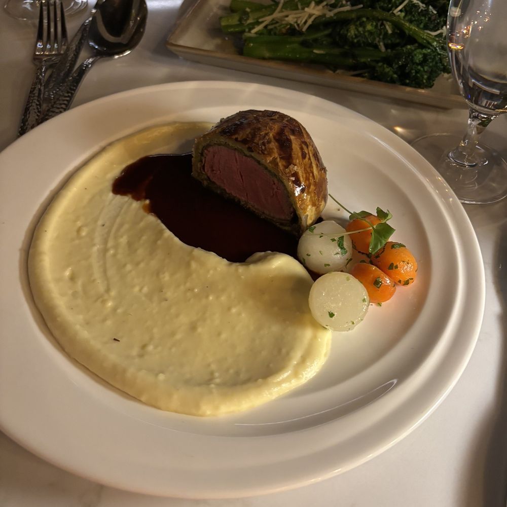 Ramsay's Kitchen - The beef Wellington definitely get this if you are going, it comes with the potato purée. The meat was so succulent and just fell apart. - New American Near Me - Las Vegas, Nevada