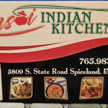 Rasoi Indian Kitchen - Indian Near Me - Spiceland, Indiana