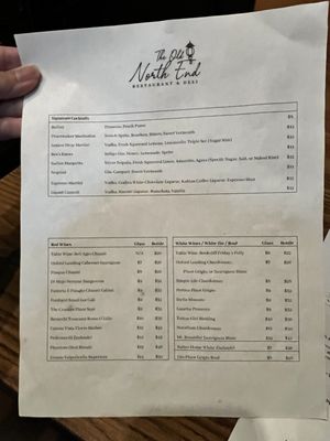 Menu photo 7 The Old North End Castle Rock, CO Menu photo 7 The Old North End Castle Rock, CO