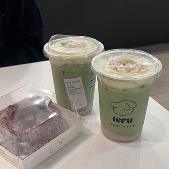 Teru Tea Cafe - Banana Creme Brulee Matcha Latte - Coffee & Tea Near Me - Las Vegas, Nevada