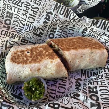 Guac Star  - Queen burrito w/ a side of jalapeño - Mexican Near Me - Lake Geneva, Wisconsin