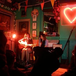 The Birdcage - My friend's band playing in the backroom.