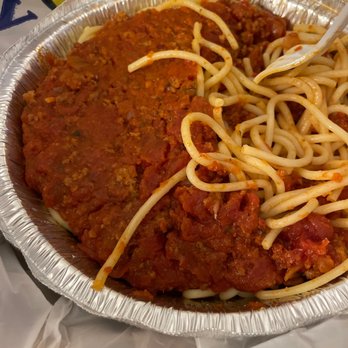 Leona's Cucina - Spaghetti with meat sauce. - Pasta Shops Near Me - Jacksonville, Florida