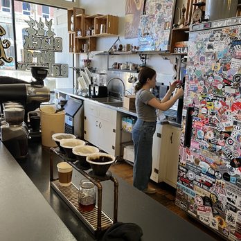 Relax, It's Just Coffee - a woman working in a coffee shop - Coffee & Tea Near Me - Mansfield, Ohio Relax, It's Just Coffee - a woman working in a coffee shop - Coffee & Tea Near Me - Mansfield, Ohio