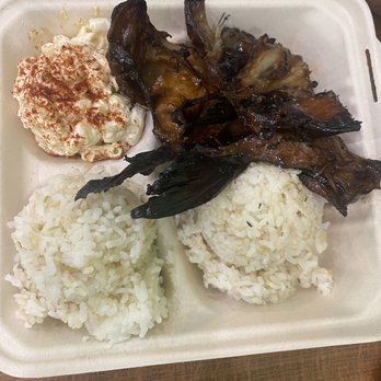 Guava Smoked - This Smoked Butterfish Collars Plate Lunch if you have never tried this, it's a must try... it's so juicy and tenderly flavorful - Barbeque Near Me - Honolulu, Hawaii
