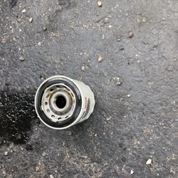 Lube It All - The wrong filter that fell off and was sitting inside the sound mat under my car