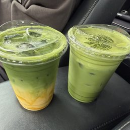 Mango Matcha and Matcha Two