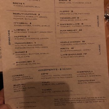 Maydan - Menu! - Moroccan Near Me - Washington, DC, District of Columbia