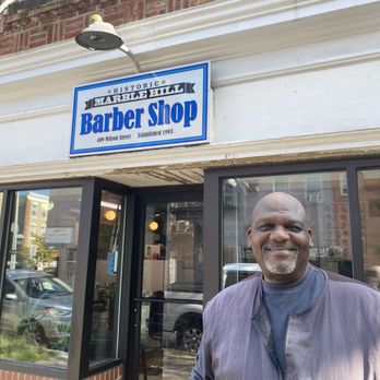 Historic Marble Hill Barber Shop - Clyde Hill: Proprietor, Community Champion and all around Great Guy! - Barbers Near Me - Baltimore, Maryland Historic Marble Hill Barber Shop - Clyde Hill: Proprietor, Community Champion and all around Great Guy! - Barbers Near Me - Baltimore, Maryland