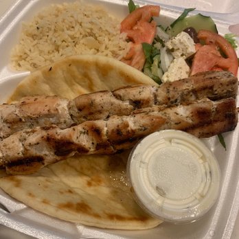 Greek Corner - Chicken Souvlaki Plate - Greek Near Me - Chicago, Illinois