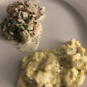Aquavit - Eggs and Shrimp Skagen - Scandinavian Near Me - New York, New York