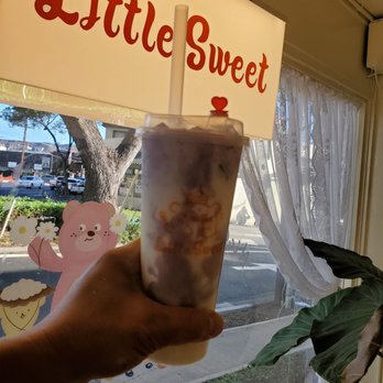 Little Sweet - Taro Mochi Milk. 100% Sweetness - Bubble Tea Near Me - Honolulu, Hawaii Little Sweet - Taro Mochi Milk. 100% Sweetness - Bubble Tea Near Me - Honolulu, Hawaii