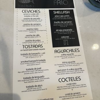 Holbox - Menu - Latin American Near Me - Los Angeles, California Holbox - Menu - Latin American Near Me - Los Angeles, California