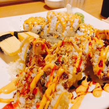 Totoro - Vegetable roll, tofu tempura roll and tamago - Sushi Bars Near Me - Ann Arbor, Michigan Totoro - Vegetable roll, tofu tempura roll and tamago - Sushi Bars Near Me - Ann Arbor, Michigan