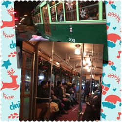 VTA Light Rail - St. James Park Station - 12/27/15 Christmas trolley! Runs 11/27 through 12/27! FREE!