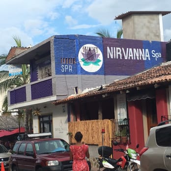 Nirvanna Spa - The outside of the building from the street. - Day Spas Near Me - Sayulita, NAY