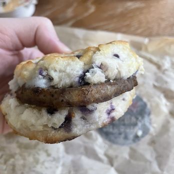 Bojangles - Sausage Boberry biscuit - Fast Food Near Me - Fort Mill, South Carolina