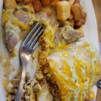 The Place - smothered loaded burrito with diced potatoes - Breakfast & Brunch Near Me - Glendale, Arizona