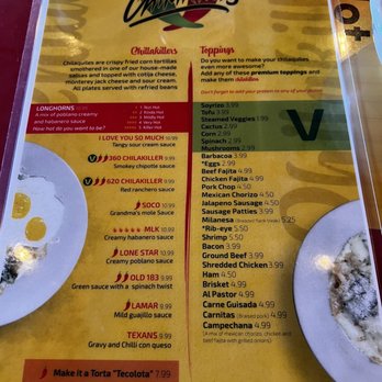 Los Chilakillers - Menu - Mexican Near Me - Austin, Texas
