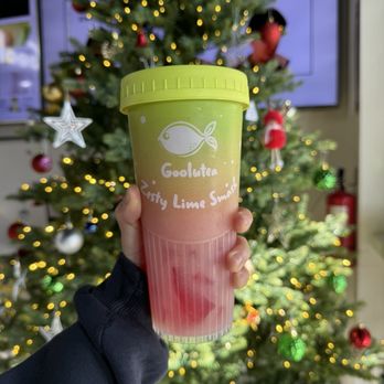 Goolu Tea - A9 - Guava and Peach Lime Tea - Bubble Tea Near Me - Castro Valley, California