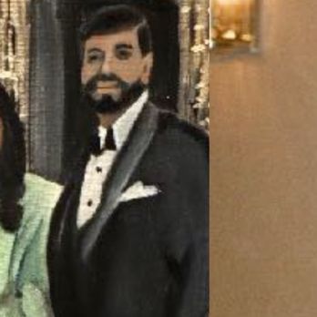 Paint for a Purpose - Father of groom in a $2k painting - Paint & Sip Near Me