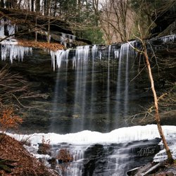 Tinker Falls - Tinker Falls 1/12/23 (Olympus OMD E M1 mkiii wM.Zuiko ED 12-100mm f4.0 IS PRO handheld)