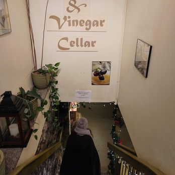 Oil and Vinegar Cellar - stairs leading to cellar - Specialty Food Near Me - Leavenworth, Washington Oil and Vinegar Cellar - stairs leading to cellar - Specialty Food Near Me - Leavenworth, Washington