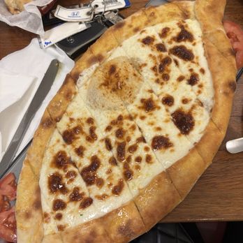Istanbul Grill - 45. Peynirli Pide -Cheese Pide - Turkish Near Me - Houston, Texas