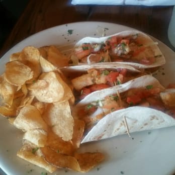 Founders Tavern & Grill - Fish Tacos with Chesapeake chips AMAZING! - Comfort Food Near Me - Pasadena, Maryland